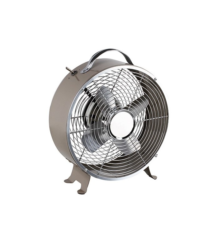 Ventilateur de table vintage 2 vitesses, noir