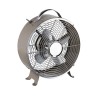 Ventilateur de table vintage 2 vitesses, noir