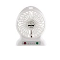 Ventilateur sans fil rechargeable 1200 mAh, "Mon ventilo anti coup de chaud" noir