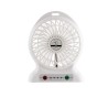Ventilateur sans fil rechargeable 1200 mAh, "Mon ventilo anti coup de chaud" noir