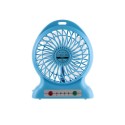 Ventilateur sans fil rechargeable 1200 mAh, "Mon ventilo anti coup de chaud" noir