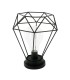 Lampe Diamant déco lumineuse noire