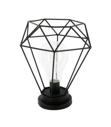 Lampe Diamant déco lumineuse noire