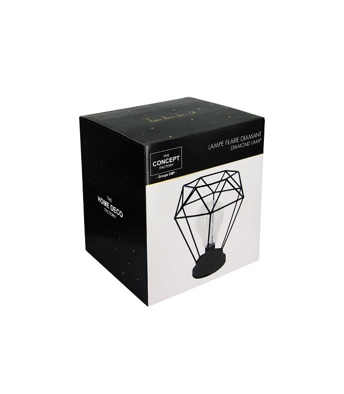 Lampe déco lumineuse noire
