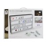 Boîte lumineuse à message format A3 + 85 caractères