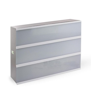 Boîte lumineuse à message format A4 + 85 caractères, gris