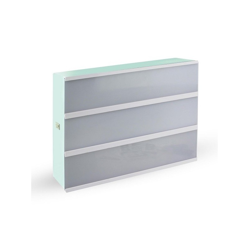 Boîte lumineuse à message format A3 + 85 caractères