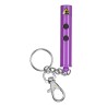 Porte-clés lampe torche et laser, violet