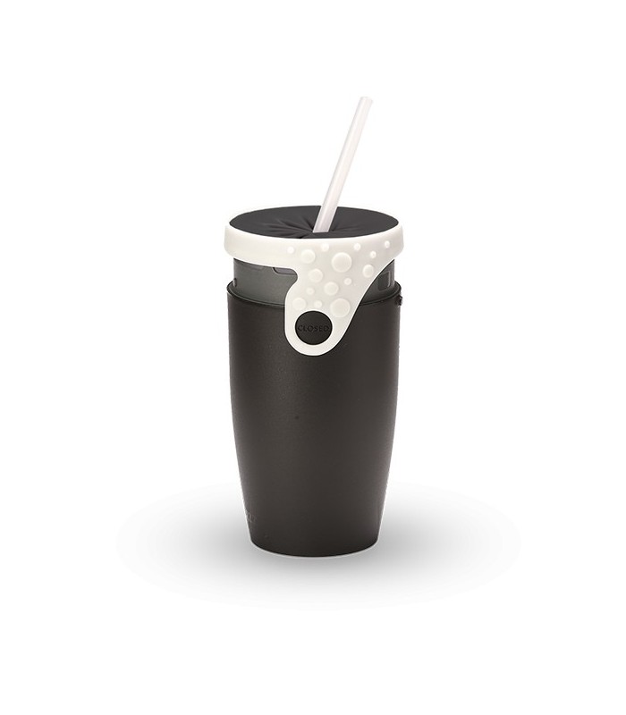 Mug étanche noir et blanc Adams