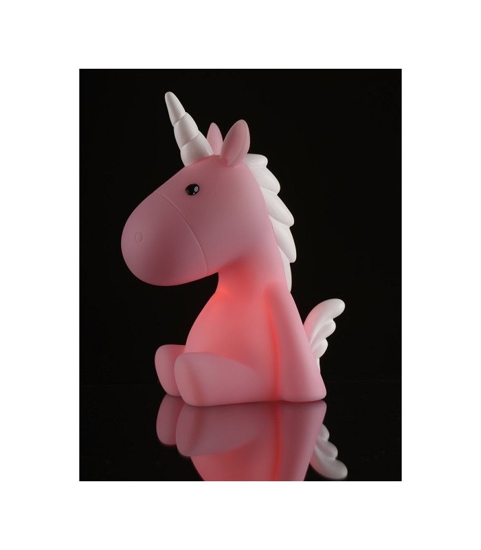 Veilleuse Licorne, rose