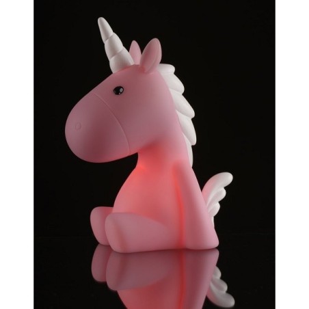 Veilleuse Licorne, rose