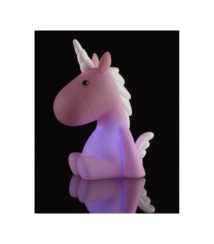 Veilleuse Licorne, rose
