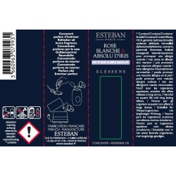 Concentré de parfum Rose Blanche et Absolu d'Iris, Esteban