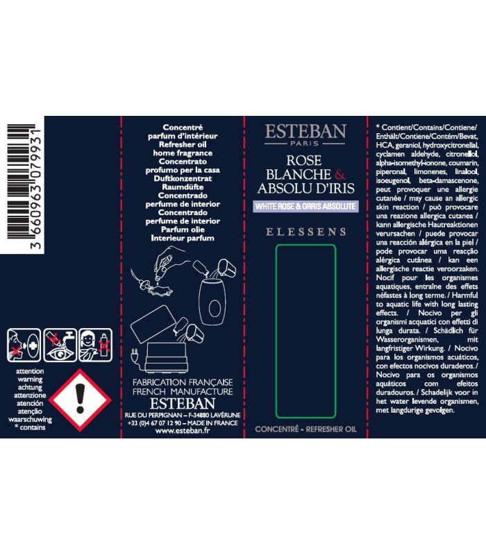 Concentré de parfum Néroli, Esteban