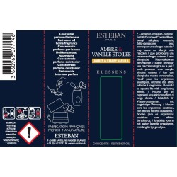 Concentré de parfum Ambre et Vanille étoilée, Esteban