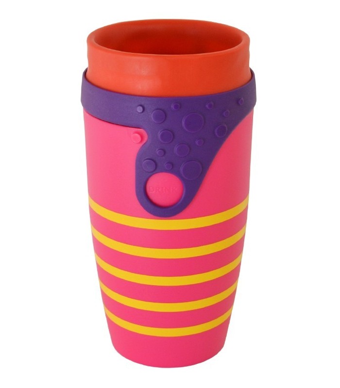 Mug étanche cuivre et marron Twizz Slow - Néolid