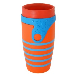 Mug étanche cuivre et marron Twizz Slow - Néolid