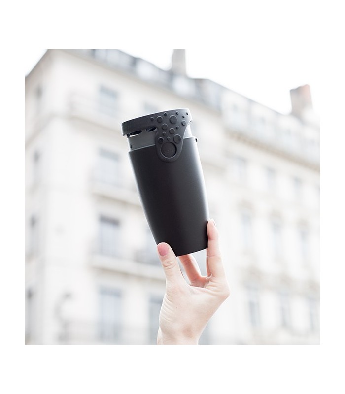 Mug étanche noir Twizz Karl de Néolid