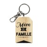 Porte-clés en bois "Mère de Famille"