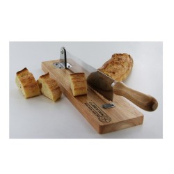 Trancheuse à pain en bois et inox