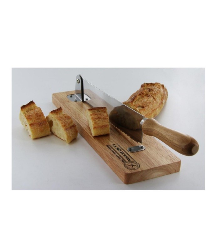 Trancheuse à pain en bois et inox