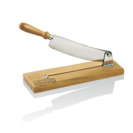 Trancheuse à pain en bois et inox