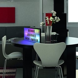 Boîte lumineuse à message format A3 + 85 caractères