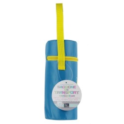 Porte biberon maintien température, bleu