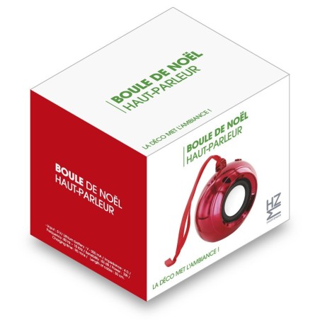 Haut-parleur Bluetooth Boule de Noël