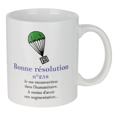 Mug en céramique Détox "Bonne Résolution n°327"