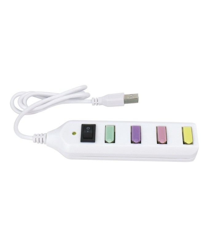 Mini Hub USB à 4 ports, blanc