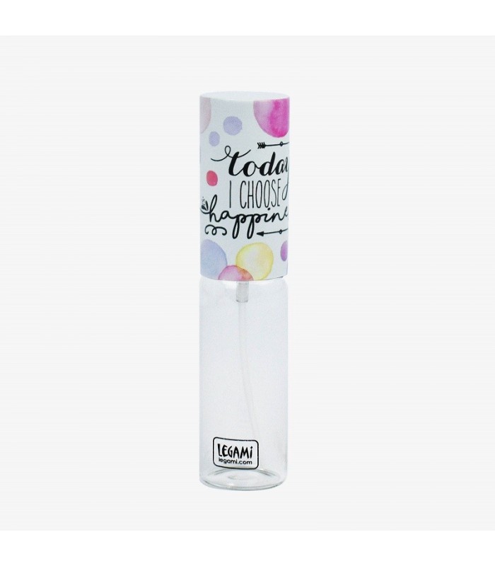 Vaporisateur de parfum 10ml rechargeable "Today I choose Hapiness"