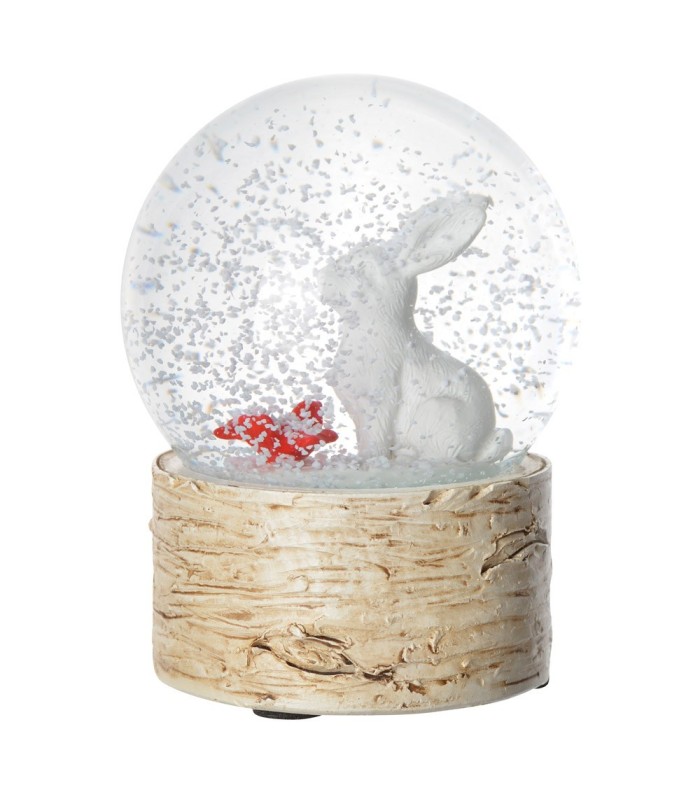 Boule à Neige Lapin