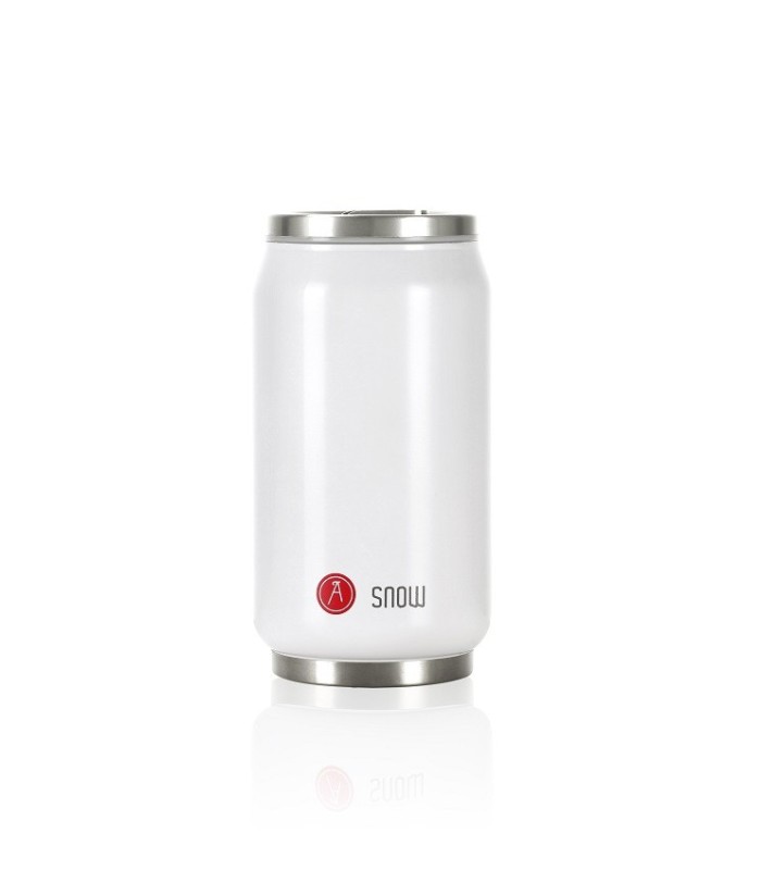Pull Can'it Canette 280ml isotherme Blanc Brillant "Snow"