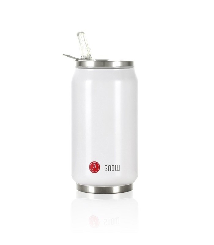 Pull Can'it Canette 280ml isotherme Blanc Brillant "Snow"