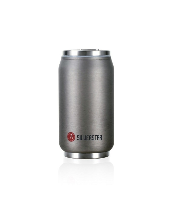 Pull Can'it Canette 280ml isotherme Argent Mat "Silverstar"