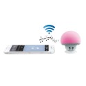 Mini haut-parleur Bluetooth rose look champignon