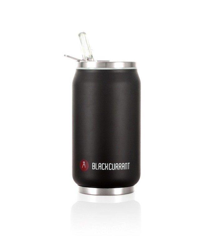 Pull Can'it Canette 280ml isotherme Noir Mat "Blackcurrant"