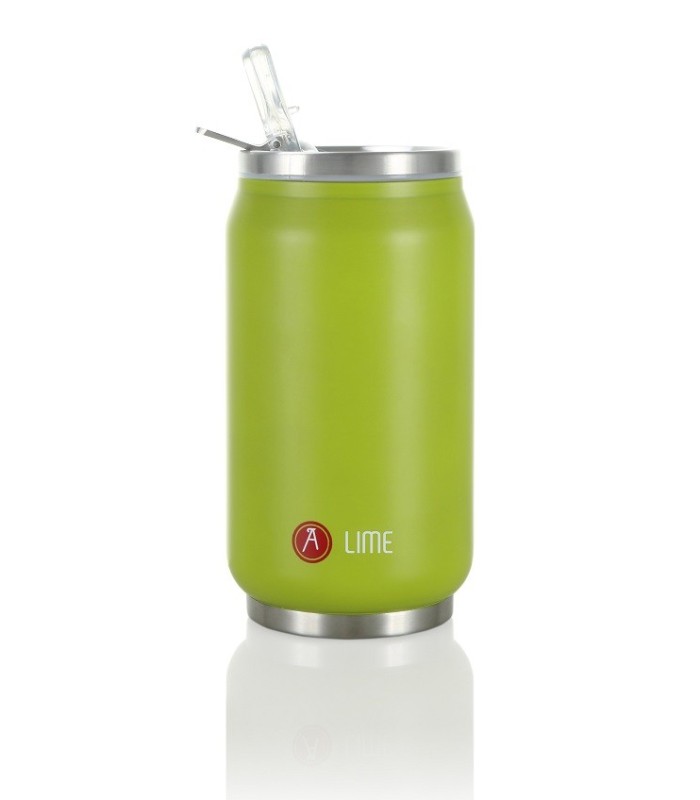 Pull Can'it Canette 280ml isotherme Vert Mat "Lime"