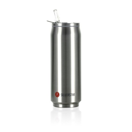 Pull Can'it Canette 500ml isotherme Argent Brillant "Silverstar"