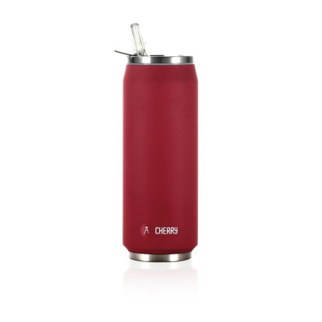 Pull Can'it Canette 500ml isotherme Rouge Mat "Cherry"