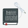 Chauffe-tasses noir USB MAC&PC "Booklover"