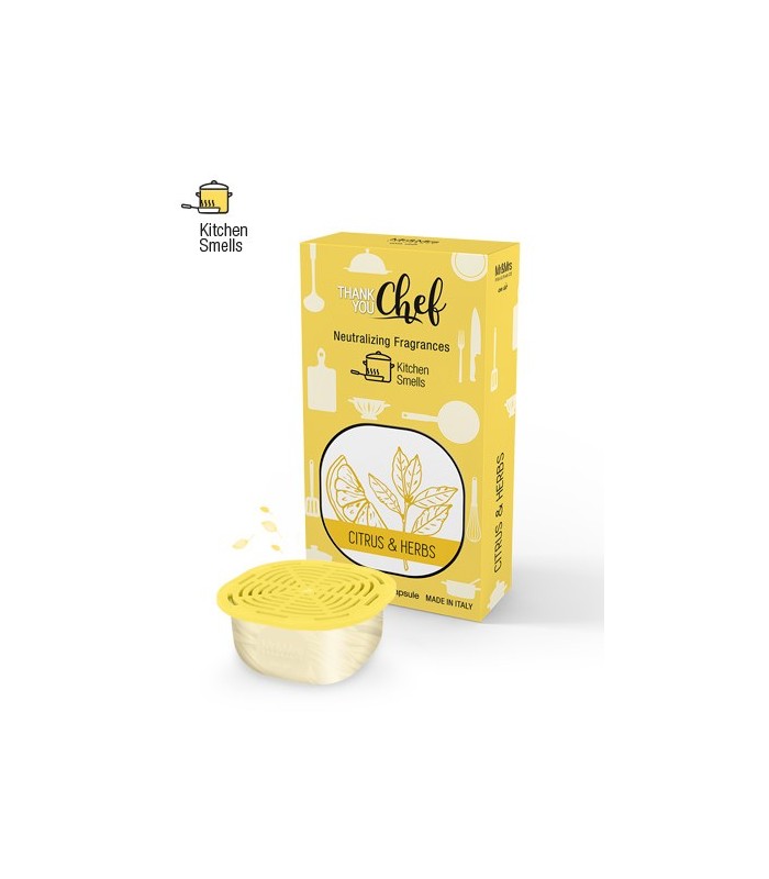 Capsule anti-odeurs Fish pour diffuseur George Thank You Chef, Cypress & Oregano