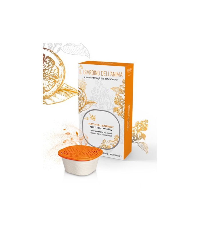 Capsule équilibre psychique pour diffuseur George Natural Balance - Mente, citron et rosemary