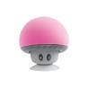 Mini haut-parleur Bluetooth rose look champignon