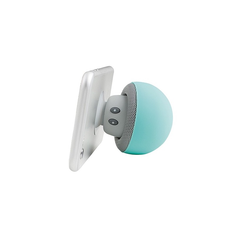 Mini haut-parleur Bluetooth vert look champignon