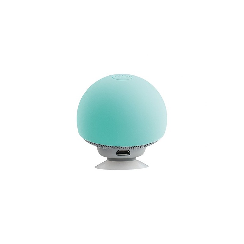 Mini haut-parleur Bluetooth vert look champignon