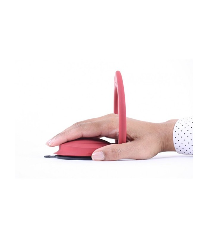 Support ventouse SpinPadGrip pour tablette, rouge