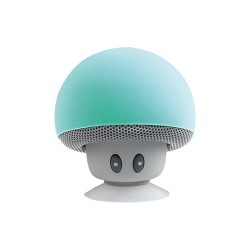 Mini haut-parleur Bluetooth vert look champignon