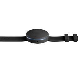 Bracelet haut-parleur noir connecté Bluetooth
